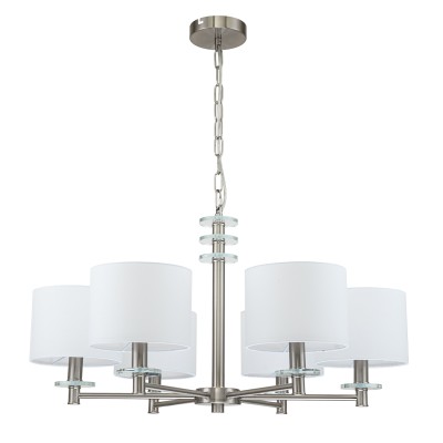 Люстры Подвесные Escada 641/6PL E14*60W Satin nickel
