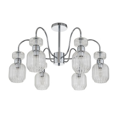 Люстры На штанге Escada 1141/6PL E14*60W Chrome/Clear