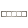 Рамка пластиковая VOLTUM S70 на 5 постов, (кашемир)