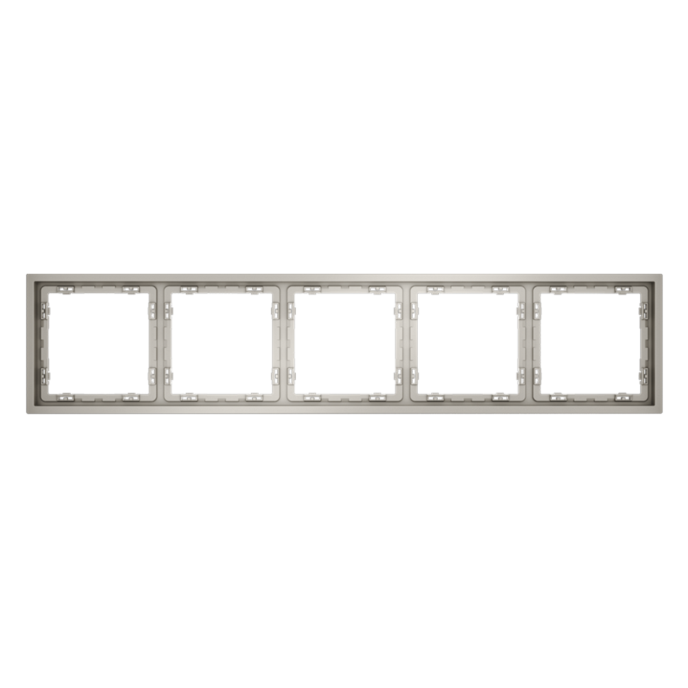 Рамка пластиковая VOLTUM S70 на 5 постов, (кашемир)