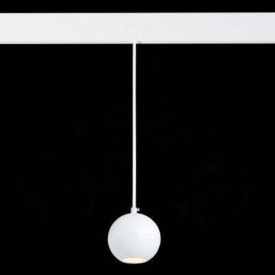 ST354.533.12 Магнитный трековый светильник подвесной Белый LED 1*12W 3000K 750Lm Ra&gt;80 36° IP20 D100