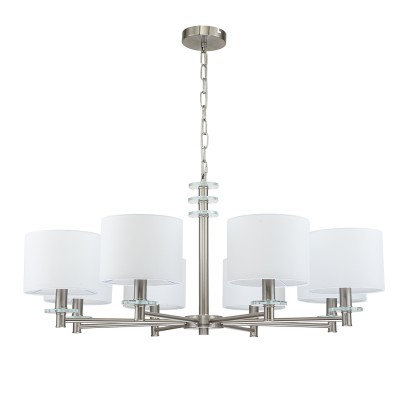 Люстры Подвесные Escada 641/8PL E14*60W Satin nickel
