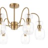 Люстры На штанге Escada 1141/6PL E14*60W Antigue copper/Clear