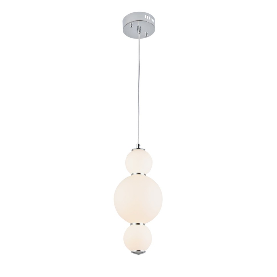 SL1583.113.01 Светильник подвесной ST-Luce Хром/Белый LED 1*12W 3000K