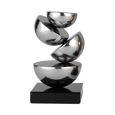 Подсвечник ArtHomeDecor FRAGMENT 6932 S SILVER &amp; BLACK