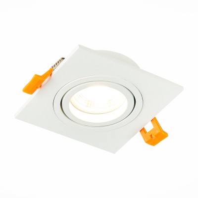 ST251.508.01 Св-к встр. Белый GU10 1*50W  IP20 L92xW92xH27 220V Без ламп