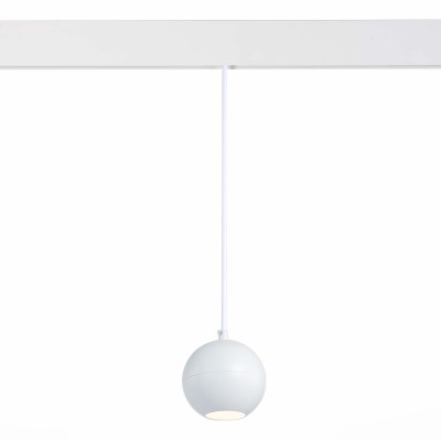 ST354.543.12 Магнитный трековый светильник подвесной Белый LED 1*12W 4000K 750Lm Ra&gt;80 36° IP20 D100xH92 48V