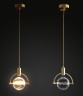 Подвесной светильник Delight Collection 2121P/A brass/clear