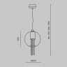 Подвесной светильник Maytoni P095PL-01BZ
