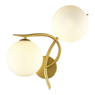 SLE2210-201-02 Светильник настенный Золотой/Белый G9 2*5W