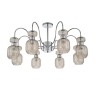 Люстры На штанге Escada 1141/8PL E14*60W Chrome/Beige