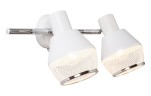 Настенные светильники Споты Escada 1117/2A E14*40W White/Chrome
