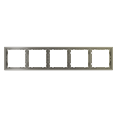 Рамка пластиковая VOLTUM S70 на 5 постов, (шелк)