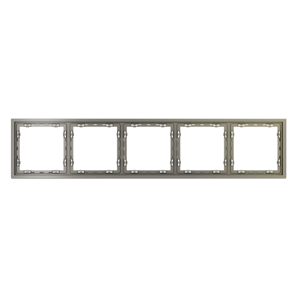 Рамка пластиковая VOLTUM S70 на 5 постов, (шелк)