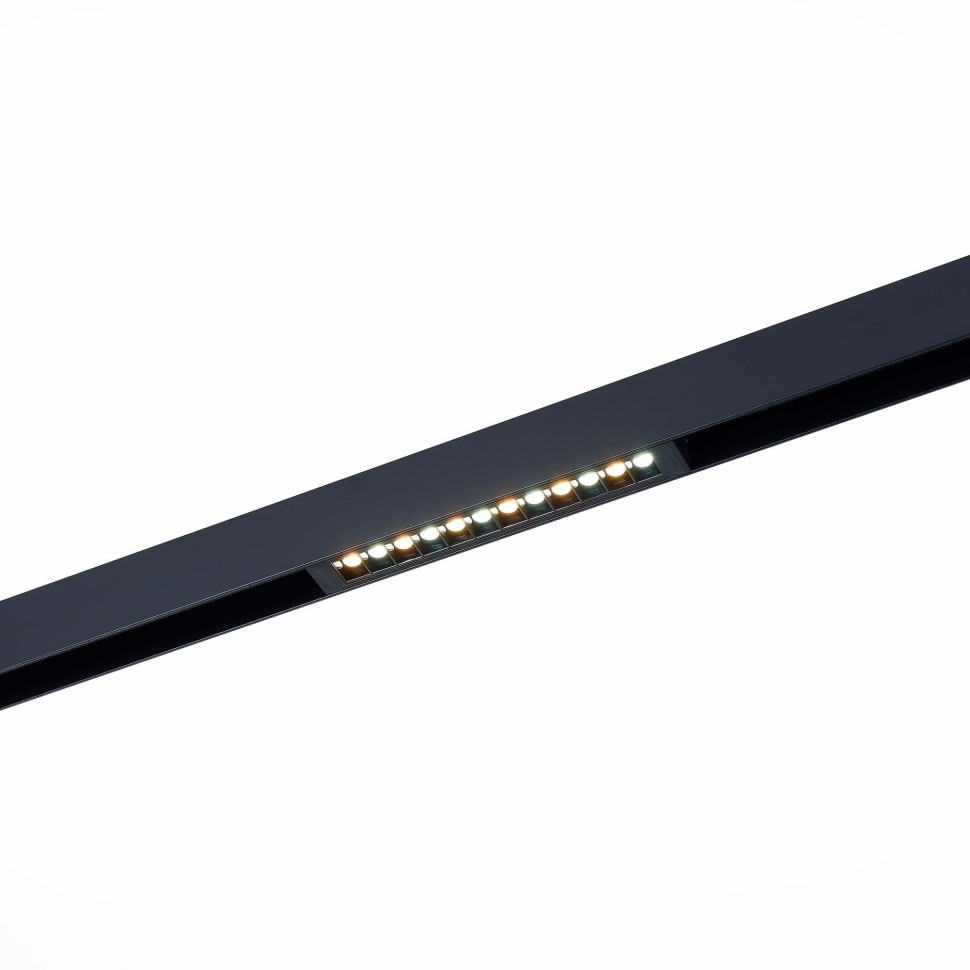 ST655.436.09 Св-к трек. Черный LED 1*9W 3000K 700Lm Ra>90 24 IP20 L220xW25xH41 220V