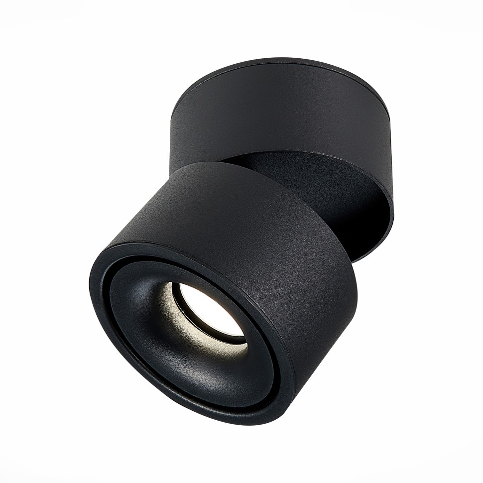 ST652.442.12 Светильник потолочный Черный LED 1*12W 4000K 1 000Lm Ra>90 36° IP20 D100xH105 170-240V