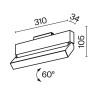 Трековый светильник Technical TR013-2-20W3K-B