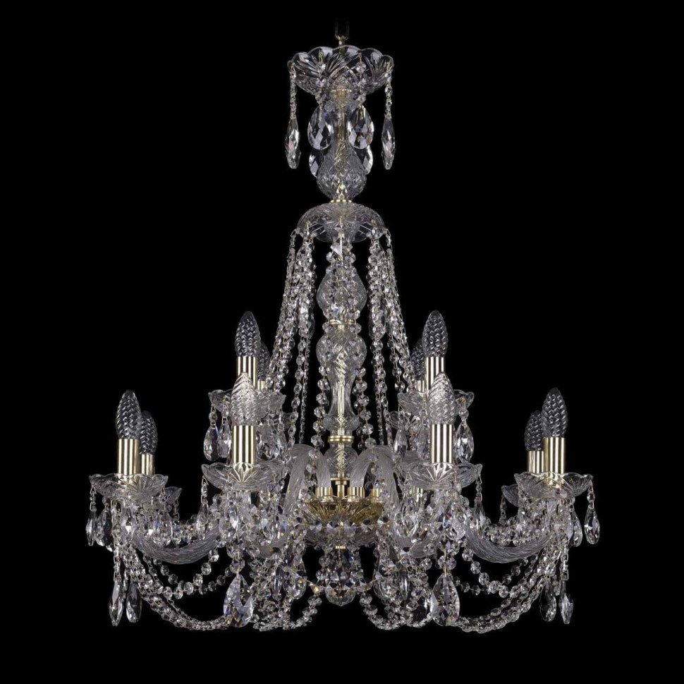 Подвесная люстра Bohemia Ivele 1406/8+4/240/XL-78 G