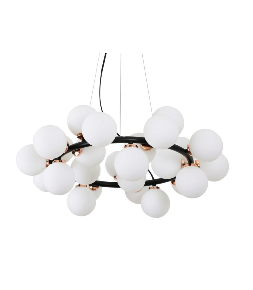 Подвесной светильник Lumina Deco Marsiada LDP 6033-25 BK+GD