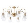 Люстры На штанге Escada 1141/8PL E14*60W Antigue copper/Clear