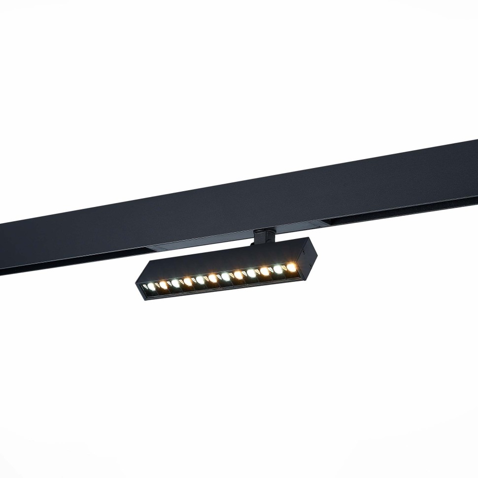 ST656.436.09 Св-к трек. Черный LED 1*9W 3000K 700Lm Ra>90 24 IP20 L220xW25xH105 220V