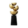 Подсвечник ArtHomeDecor FRAGMENT 6933 L GOLD & BLACK