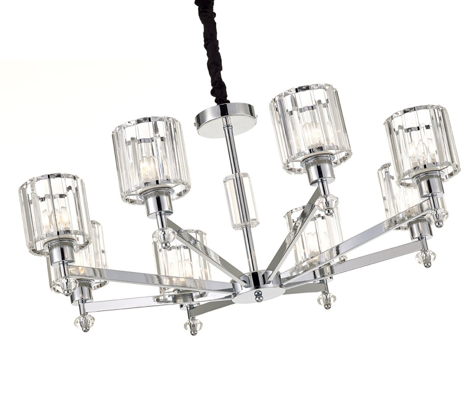 Люстры Подвесные Escada 691/8S E27*60W Chrome