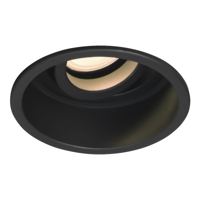 ST261.408.01 Св-к встр. Черный GU10 1*50W IP20 D91,5xH5,2 220V Без ламп