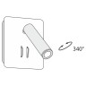 Настенный светильник (бра) Technical C175-WL-01-6W-B