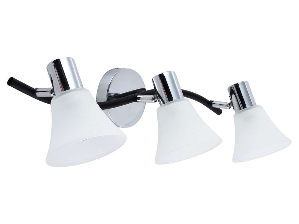 Настенные светильники Споты Escada 661/3P E14*60W Chrome/Black