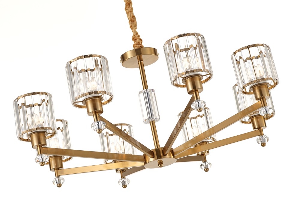 Люстры Подвесные Escada 691/8S E27*60W Antique copper