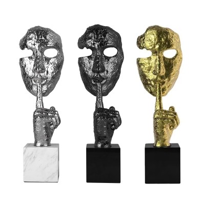 Статуэтка настольная ArtHomeDecor TOP SECRET 7403 GOLD &amp; BLACK