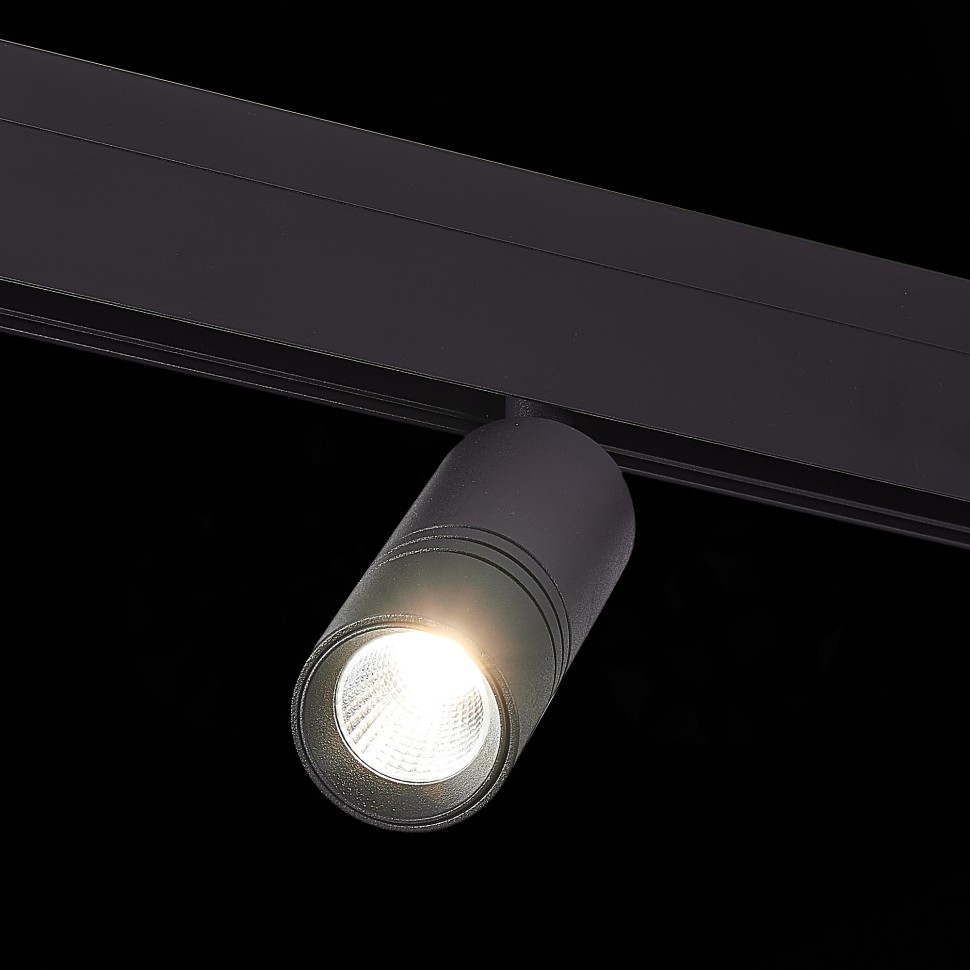 ST365.436.12 Магнитный трековый светильник Черный LED 1*12W 3000K 1 020Lm Ra>90 36° IP20 L-xW44xH130