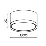 Потолочный светильник Technical C086CL-GX53-SRD-B