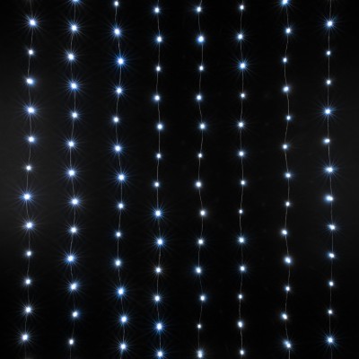 Светодиодный занавес Eurosvet 200-004 белый 2*3м IP20