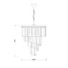 Люстра Delight Collection KR0262P-10 black/clear