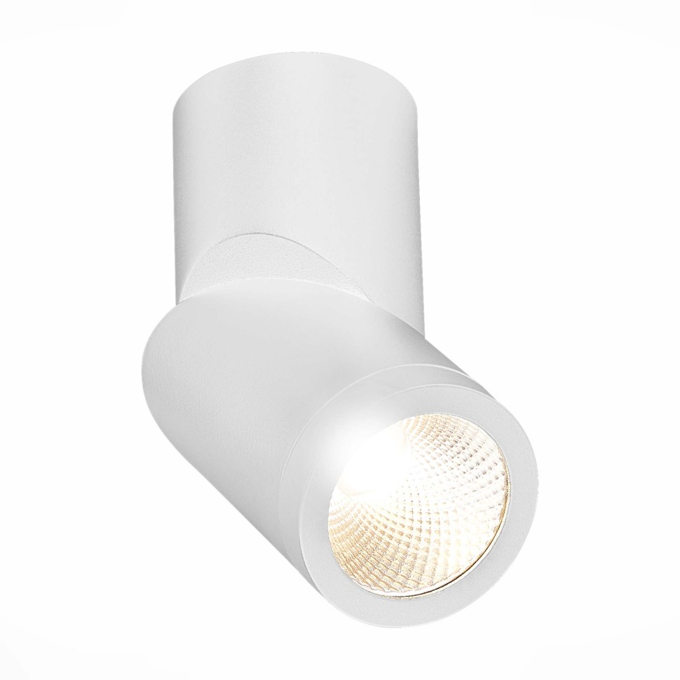 ST650.532.10 Светильник потолочный Белый LED 1*10W 3000K 800Lm Ra>90 38° IP44 D62xH151 165-265V