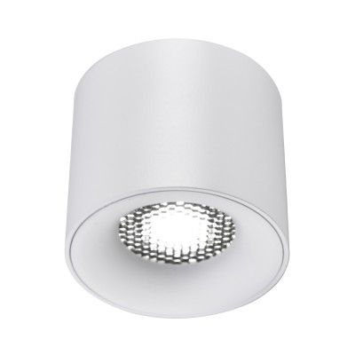 ST761.543.10 Светильник потолочный белый LED 1*10W 4000K 530Lm Ra 36° IP20 D80xH70 170-240VV