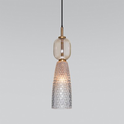 Подвесной светильник Eurosvet 50211/1 янтарный