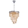 Люстра Delight Collection KR0262P-10 chrome/amber
