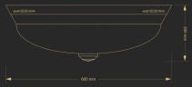 Накладной светильник Kutek BEL-PL-3(Z)SW