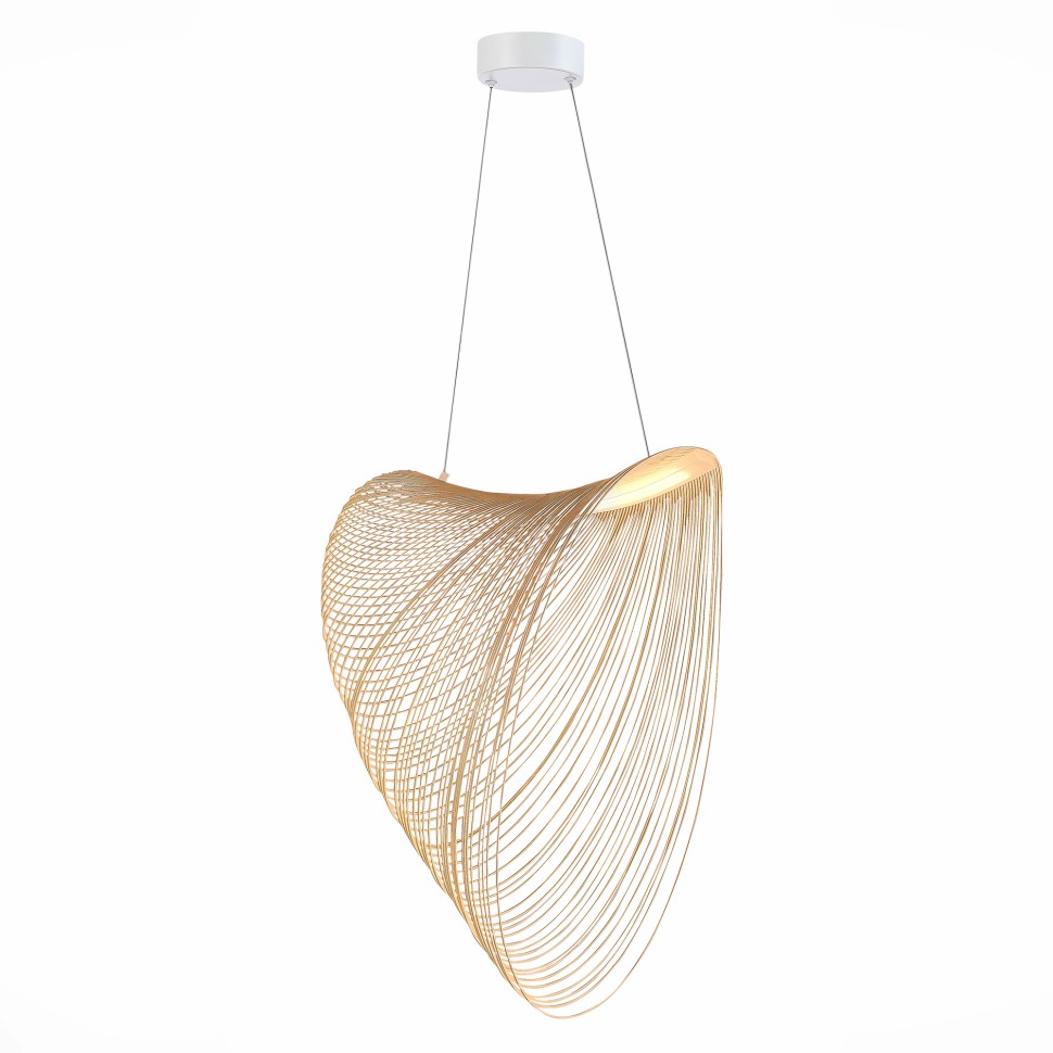 SL6900.503.32 Светильник подвесной ST-Luce Белый/Древесный LED 1*32W 4000K