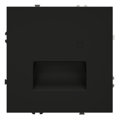 Подсветка светодиодная встраиваемая VOLTUM S70 с датчиком, (черный матовый)