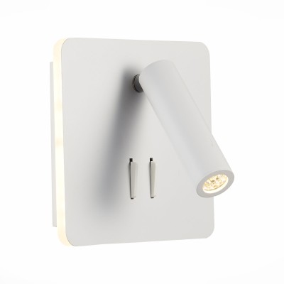 SL1586.531.01 Светильник настенный Белый LED 1*9W 3000K 624Lm Ra&gt;80  IP20 L-xW140xH140 170-240V