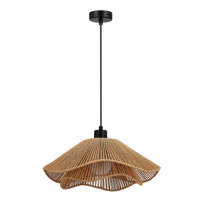 SLE6023-603-01 Светильник подвесной бежевый/черный E27 1*40W