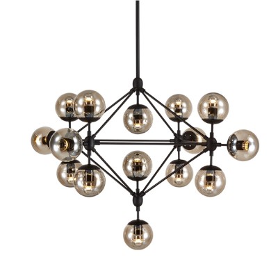 Люстра Delight Collection 8916P/15 black/cognac