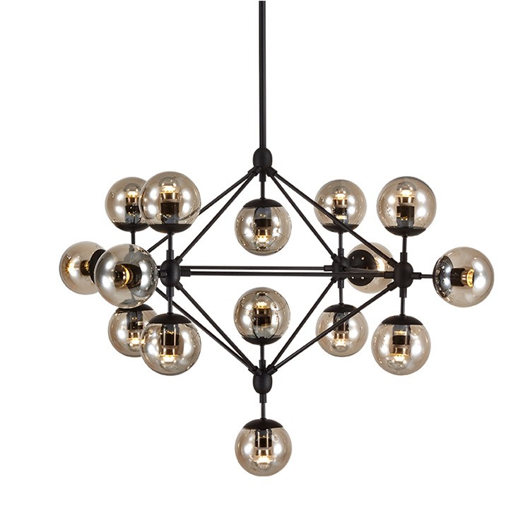 Люстра Delight Collection 8916P/15 black/cognac