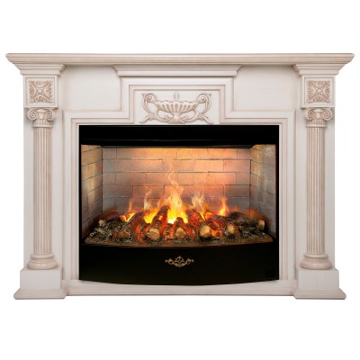 Электрокамин London 33 WT-659B с очагом 3D Firestar 33