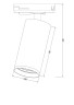 Трековый светильник Technical TR020-1-GU10-W