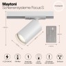 Трековый светильник Technical TR020-1-GU10-W